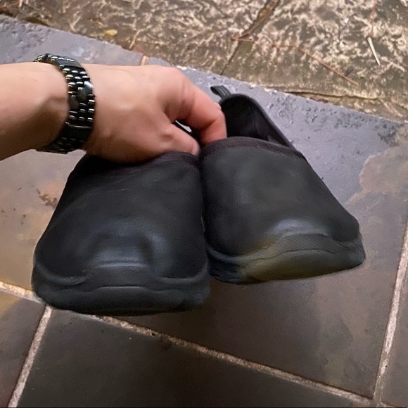 Skechers Air Cooled Memory Foam Black Slip-On Stretch Flex Sneakers Size 9.5
M - Picture 7 of 10